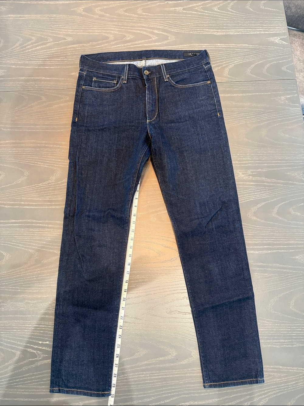 rag & bone Dark Indigo Slim Straight Jeans
